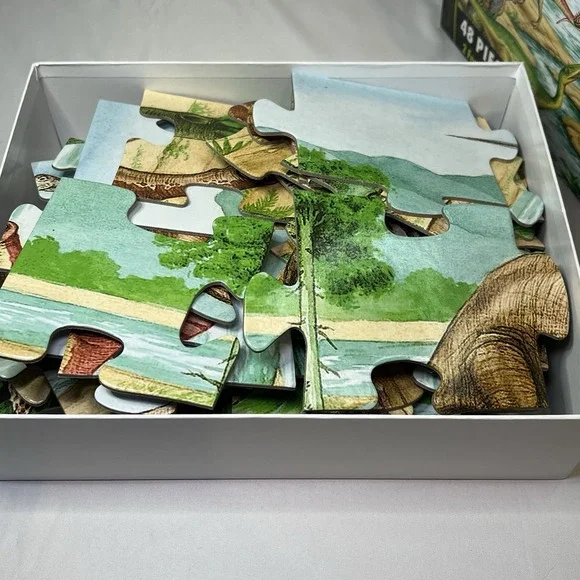 Dinosaurs 48 Piece Jigsaw Floor Puzzle 2 x 3 Ft Melissa‎ & Doug Science Dino - Picture 5 of 5